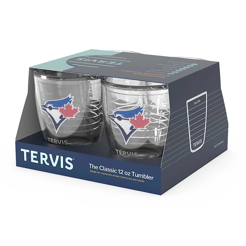 Tervis Toronto Blue Jays Four-Pack 12oz. Emblem Tumbler Set