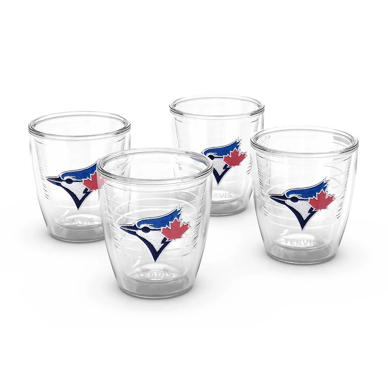 Tervis Toronto Blue Jays Four-Pack 12oz. Emblem Tumbler Set