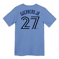 Toddler Nike Vladimir Guerrero Jr. Powder Blue Toronto Jays Name & Number T-Shirt