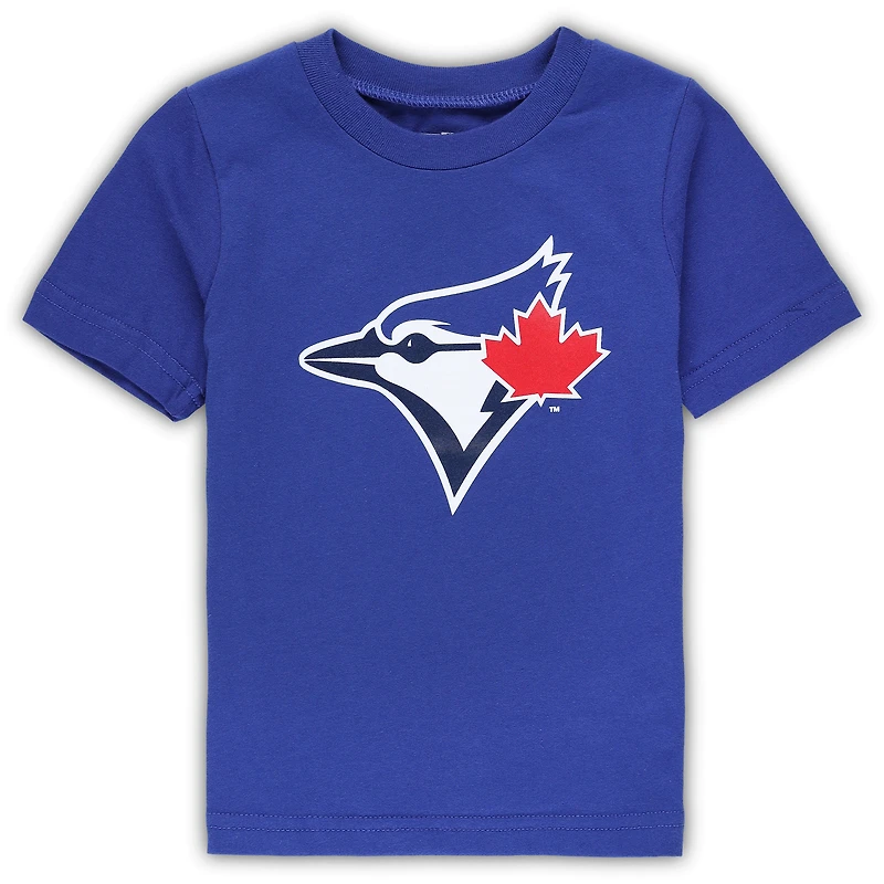 T-shirt pour tout-petit Royal Toronto Blue Jays Team Crew avec logo principal