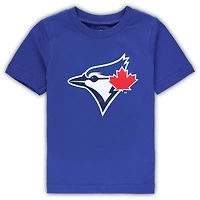 T-shirt pour tout-petit Royal Toronto Blue Jays Team Crew avec logo principal