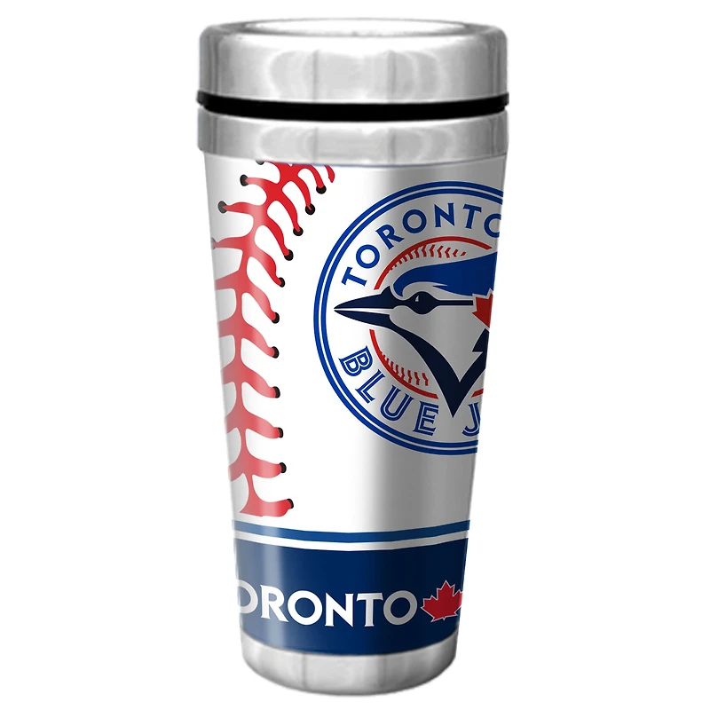 Toronto Blue Jays 16oz. Full Wrap Baseball Travel - Mug