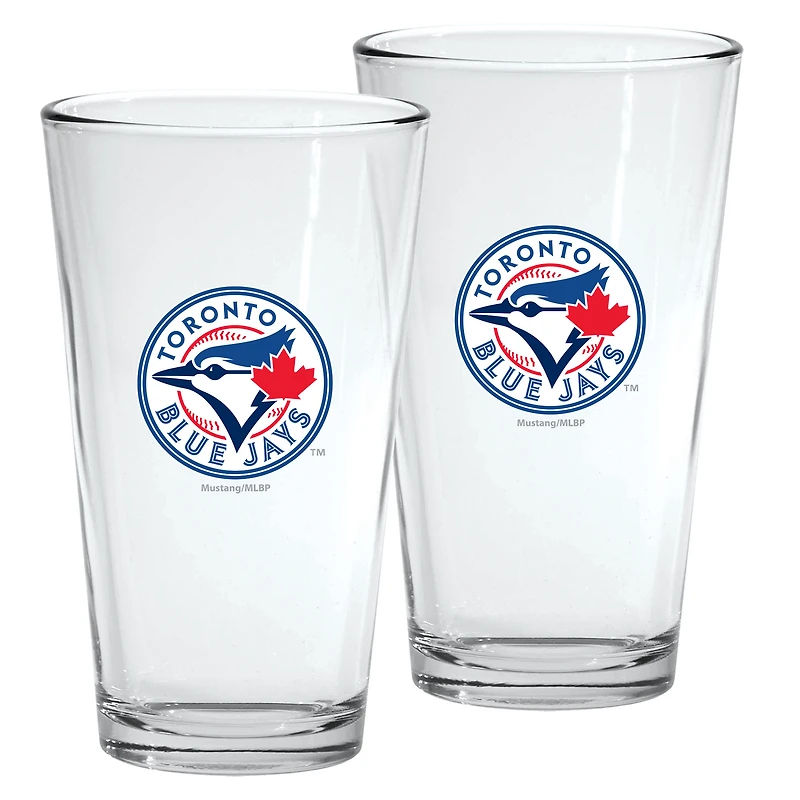 Toronto Blue Jays 2-Pack 16oz. Mixing Glass - Set