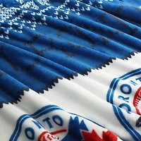 Toronto Blue Jays 2-Pack 50" x 60" Holiday Throw Blanket and Cushion Set