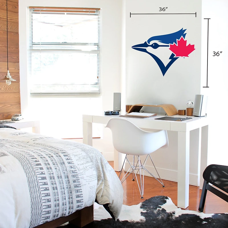 Toronto Blue Jays 36'' x 36'' Team Logo Repositionable Wall - Decal
