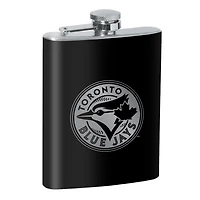 Toronto Blue Jays - 8oz. Black Lasered Flask