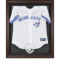 Vitrine de présentation du maillot encadré marron des Blue Jays de Toronto
