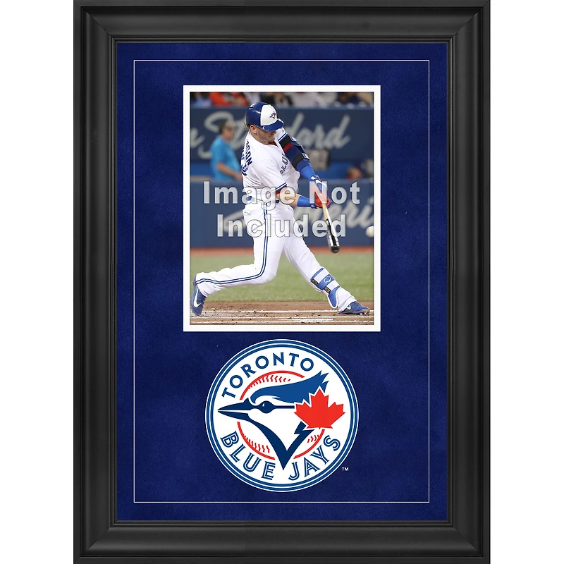 Cadre photo vertical encadré de luxe des Blue Jays de Toronto de 8 po x 10 po avec logo de l'équipe