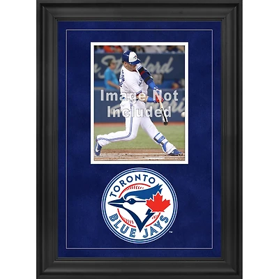 Cadre photo vertical encadré de luxe des Blue Jays de Toronto de 8 po x 10 po avec logo de l'équipe