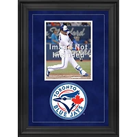 Cadre photo vertical encadré de luxe des Blue Jays de Toronto de 8 po x 10 po avec logo de l'équipe