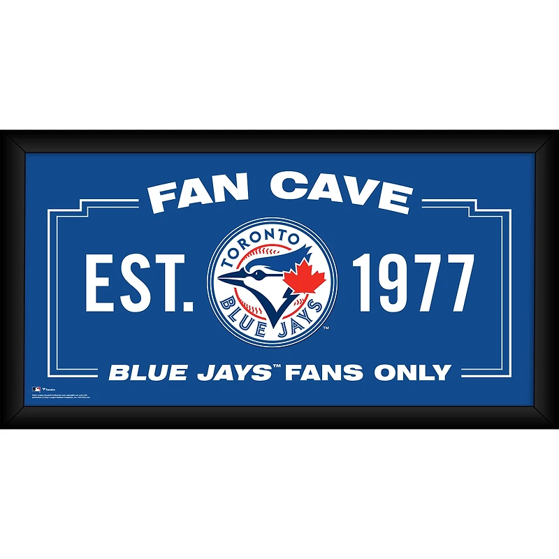 Toronto Blue Jays Framed 10" x 20" Fan Cave Collage