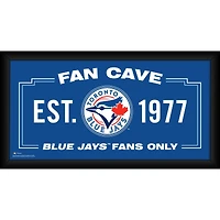 Toronto Blue Jays Framed 10" x 20" Fan Cave Collage