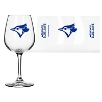 Toronto Blue Jays Logo 12oz. Stemmed Wine Glass