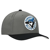 Casquette ajustable unisexe Mitchell & Ness grise des Blue Jays de Toronto Basic Coop Pro