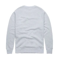 Sweat-shirt ras du cou unisexe Hommage Ash Toronto Blue Jays '77