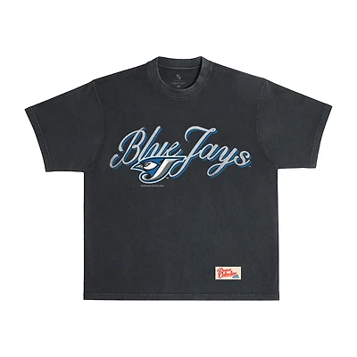 Unisex Peace Collective Black Toronto Blue Jays Garment Dyed Heavyweight T-Shirt
