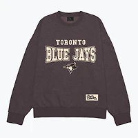 Unisex Peace Collective Brown Toronto Blue Jays Melange Oversized Heavyweight Sweatshirt