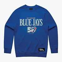 Unisex Peace Collective Royal Toronto Blue Jays 50th Season Sweatshirt