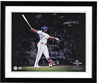 Vladimir Guerrero Jr. Toronto Blue Jays Autographed 16" x 20" 2025 American League Champions Home Run Spotlight Photograph