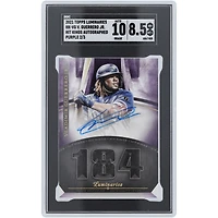 Carte autographiée 2021 Topps Luminaries Purple #HK-VG #2/3 SGC authentifiée 8,5/10 des Blue Jays de Toronto de Vladimir Guerrero Jr.