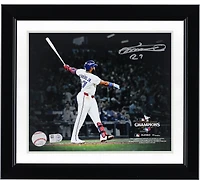 Vladimir Guerrero Jr. Toronto Blue Jays Autographed 8" x 10" 2025 American League Champions Home Run Spotlight Photograph