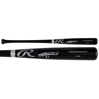 Batte de baseball professionnelle Rawlings noire autographiée par Vladimir Guerrero Jr. des Blue Jays de Toronto