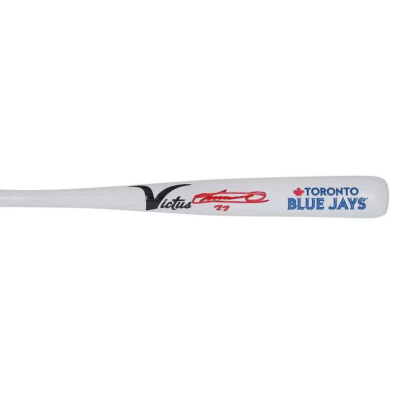 Vladimir Guerrero Jr. Toronto Blue Jays Autographed Victus Team ID Mini Bat
