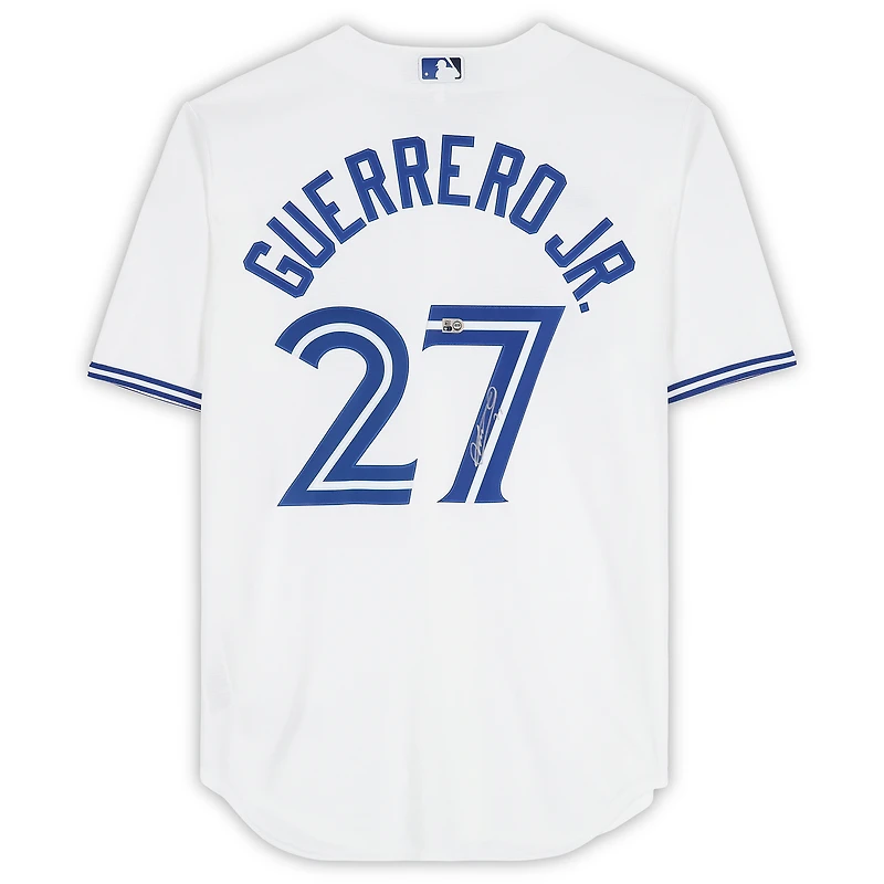 Vladimir Guerrero Jr. Toronto Blue Jays Autographed White Nike Replica Jersey