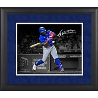Vladimir Guerrero Jr. Toronto Blue Jays Fac-similé Signature Encadré 11" x 14 " Photographie vedette