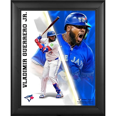Vladimir Guerrero Jr. Toronto Blue Jays Framed 13" x 16" Radiance Collage