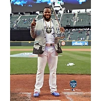 Photographie non signée de Vladimir Guerrero Jr., champion du concours coups circuit des Blue Jays Toronto