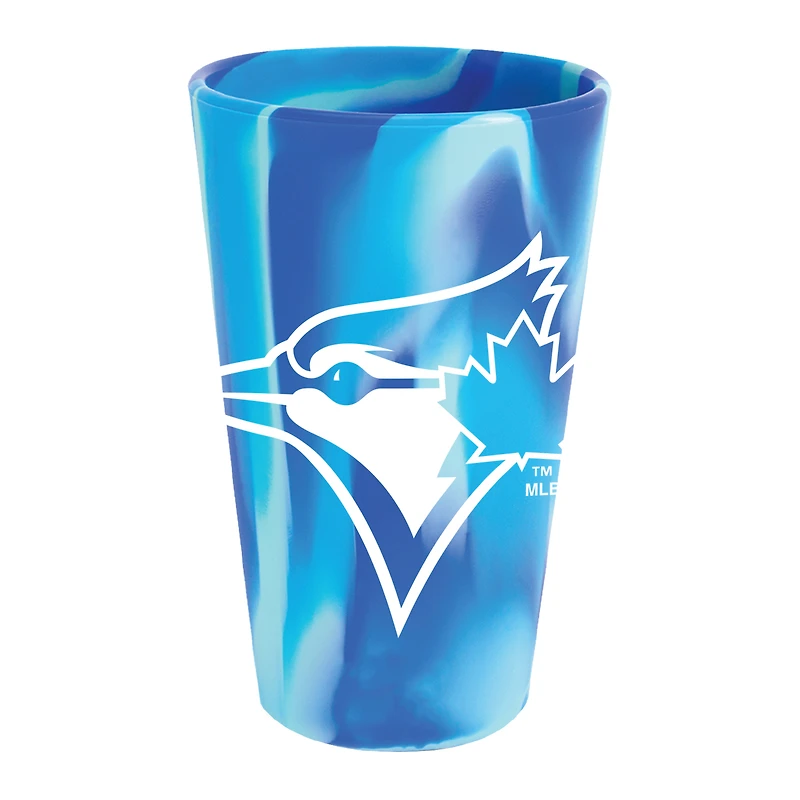WinCraft Blue Jays de Toronto 16oz. Verre à pinte en silicone à la mode