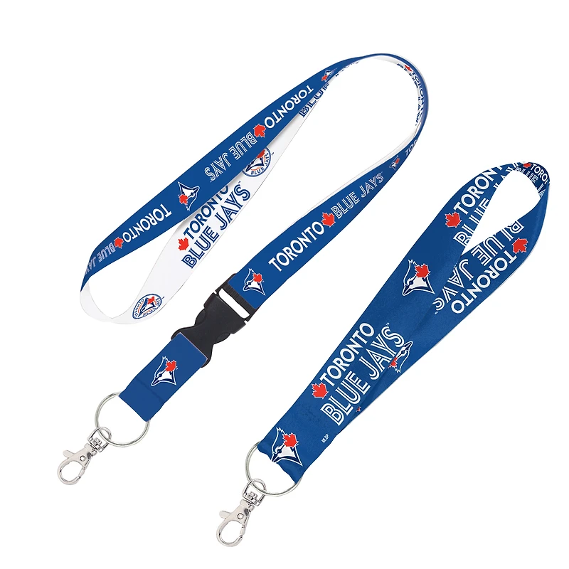 WinCraft Toronto Blue Jays 2-Pack Lanyard with Detachable Buckle & Key Strap Set
