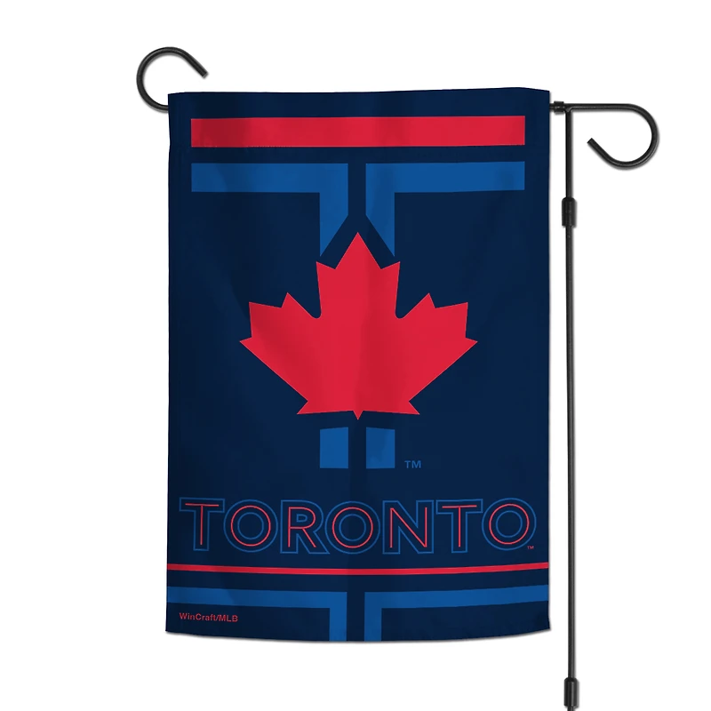 WinCraft Toronto Blue Jays 2024 City Connect Drapeau de jardin double face 12 po x 18 po