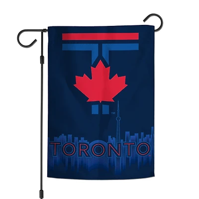 WinCraft Toronto Blue Jays 2024 City Connect Drapeau de jardin double face 12 po x 18 po