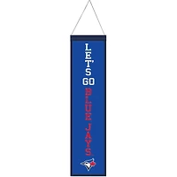 WinCraft Toronto Blue Jays 8" x 32" Bannière en laine avec slogan