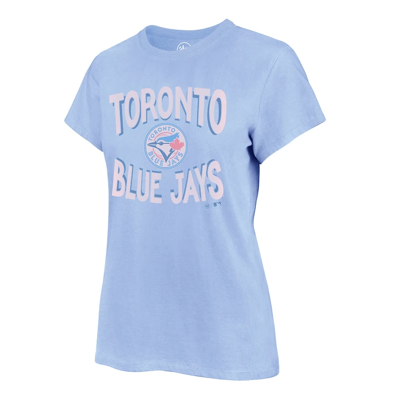 Women's '47 Powder Blue Toronto Jays Candy Cloud T-Shirt