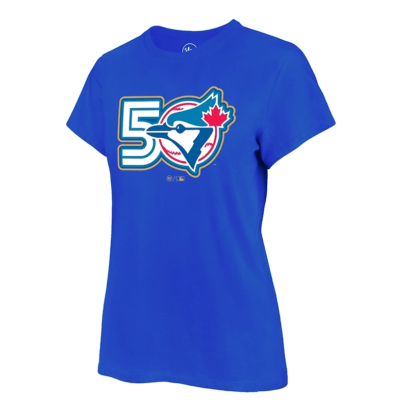 Women's '47 Royal Toronto Blue Jays 50th Season T-Shirt