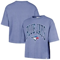 Women's '47  Royal Toronto Blue Jays Mindi Heavy Slub Cropped T-Shirt