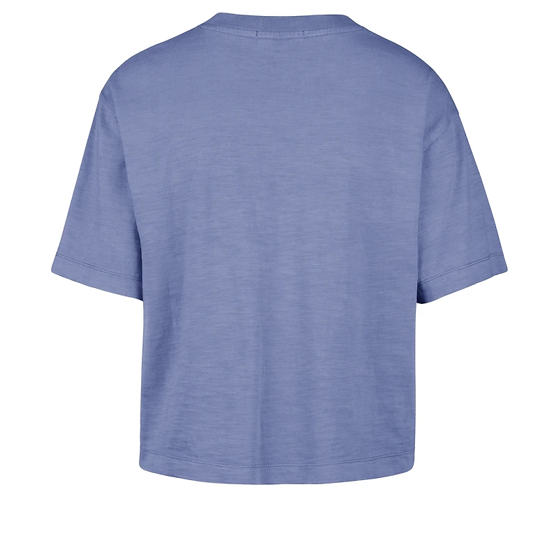 Women's '47 Royal Toronto Blue Jays Mindi Heavy Slub Cropped T-Shirt