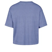 Women's '47  Royal Toronto Blue Jays Mindi Heavy Slub Cropped T-Shirt