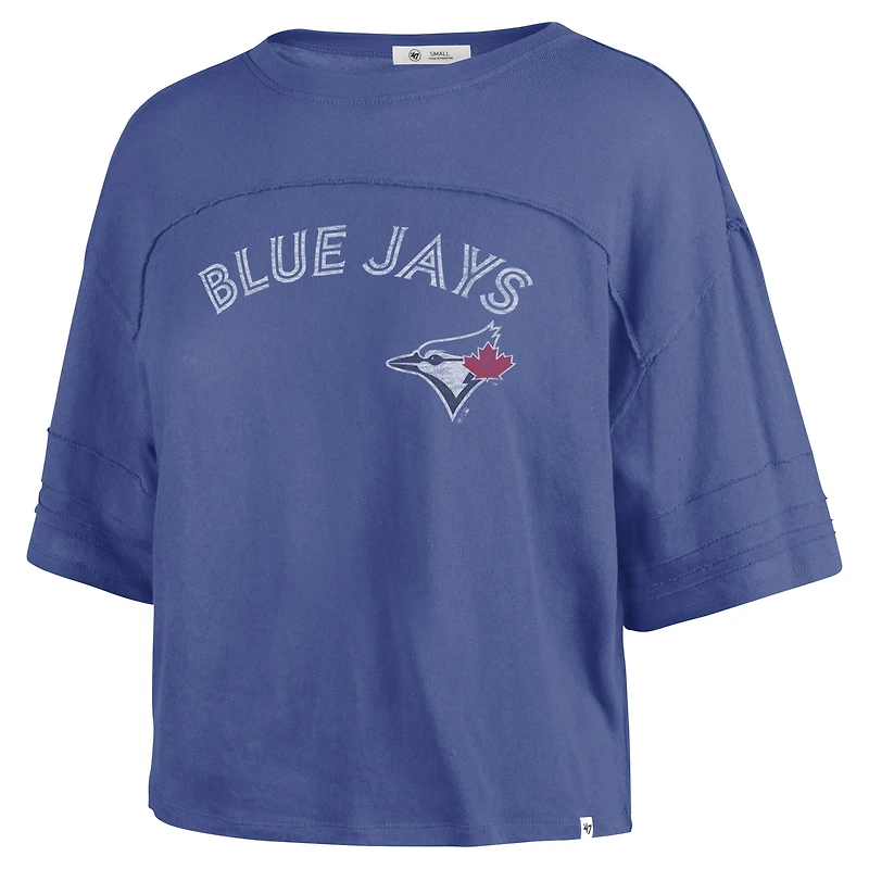 T-shirt court '47 Royal Toronto Blue Jays Premier Wordmark Stevie pour femmes