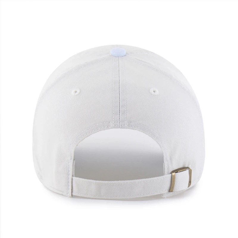 Women's '47 White/Light Blue Toronto Blue Jays Gelato Two-Tone Clean Up Adjustable Hat