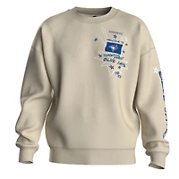 Women's Fanatics  Beige Toronto Blue Jays Graffiti Fleece Sweatshirt