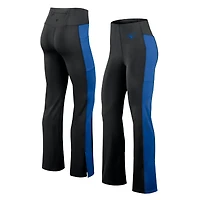 Women's Fanatics Black Toronto Blue Jays Studio Fitted Flared Leggings