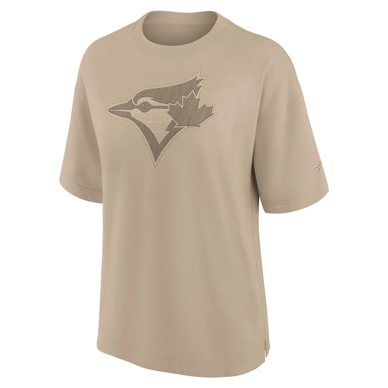 T-shirt surdimensionné Fanatics kaki pour femme des Blue Jays de Toronto