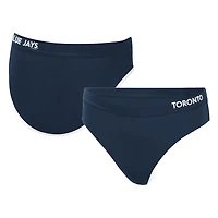Bas de maillot Southpaw des Toronto Blue Jays G-III 4Her by Carl Banks pour femmes, bleu marine