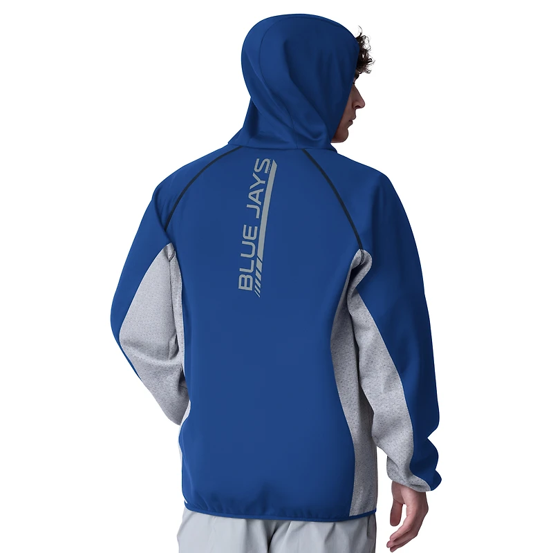 Veste de survêtement entièrement zippée G-III Sports by Carl Banks pour femme des Toronto Blue Jays Backfield