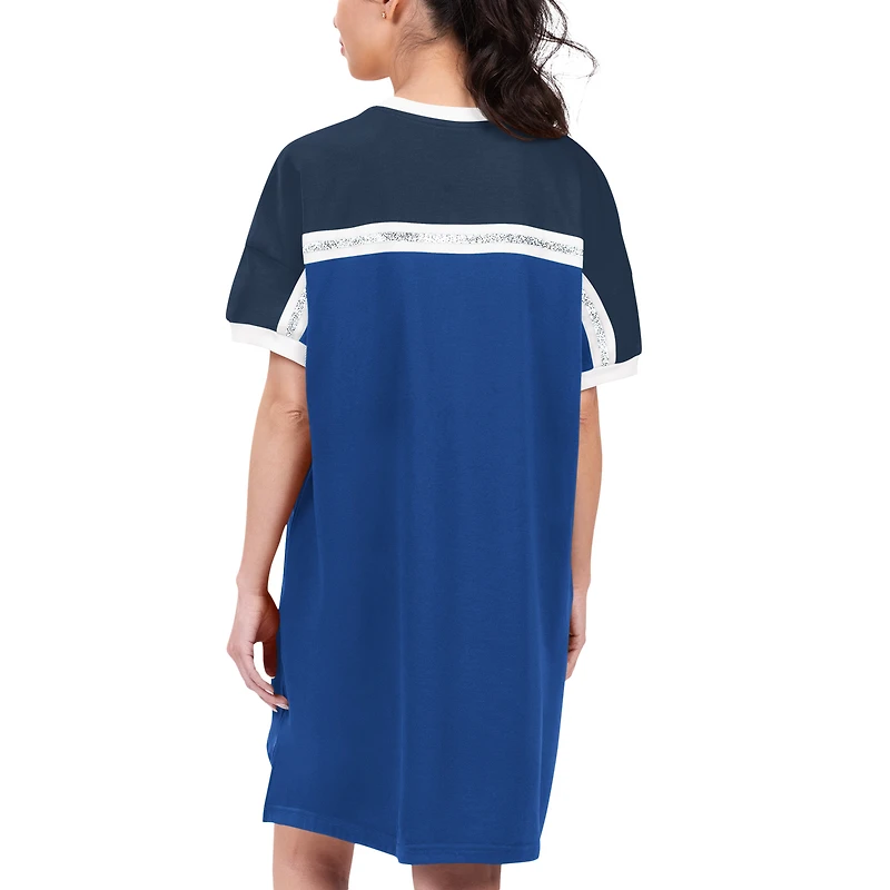 Women's G-III Sports by Carl Banks Royal Toronto Blue Jays Circus Catch Sneaker Dress