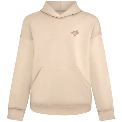 Sweat à capuche kaki pour femme Toronto Blue Jays Luxe Tri-Blend